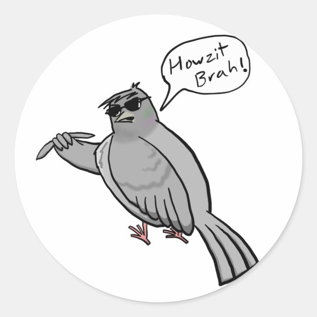 Pidgin Pigeon Sticker (Front)
