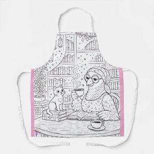 Pidgy and Nova Tea - Colouring Apron