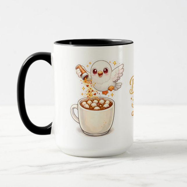 Pidgy's Coffee Glitter v1 Mug (Left)