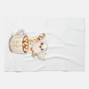 pidgy's coffee glitter v1 tea towel
