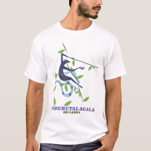 Pidurutalagala Sri Lanka travel poster. T-Shirt