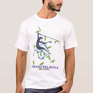 Pidurutalagala Sri Lanka travel poster. T-Shirt