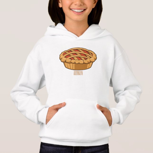 Pie cartoon illustration (Front)