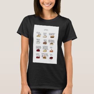 Pie Chart, Musical, Waitress, Art, Cute, Digital I T-Shirt