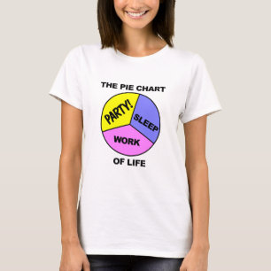 Pie Chart of Life shirt - choose color & style