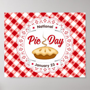 Pie Day, January 23, Eat Pie! Poster