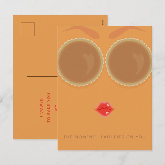 Pie Eyed Thanksgiving Holiday Postcard (Front/Back)