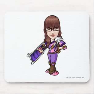 Pie Faerieland Staff Player Mouse Mat