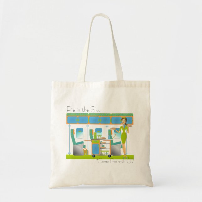 Pie in the Sky Airlines Tote Bag (Front)