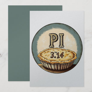 Pie is for Calculation, Not Consumption- PI Day Invitation