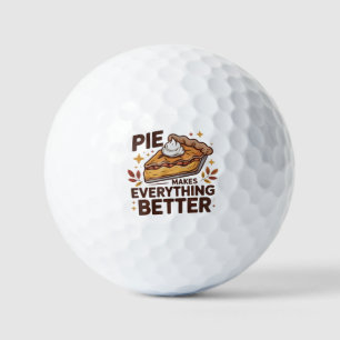Pie Makes Better Golf Balls