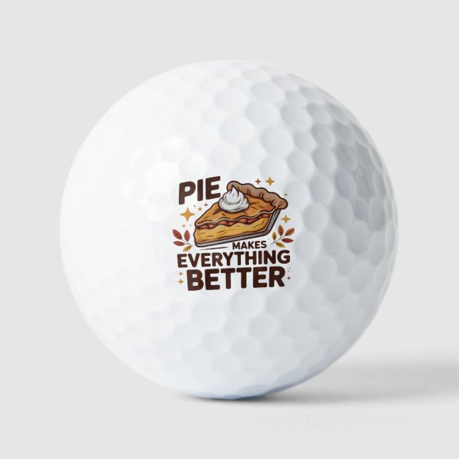 Pie Makes Better Golf Balls (Front)