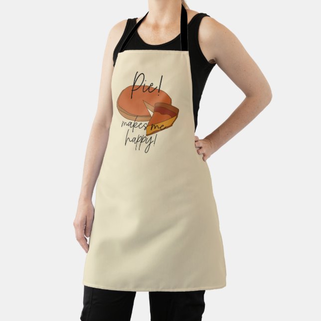 Pie Makes Me Happy Pie  Apron (Insitu)