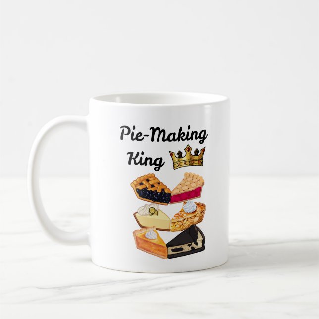 Pie-Making King Coffee Mug (Left)