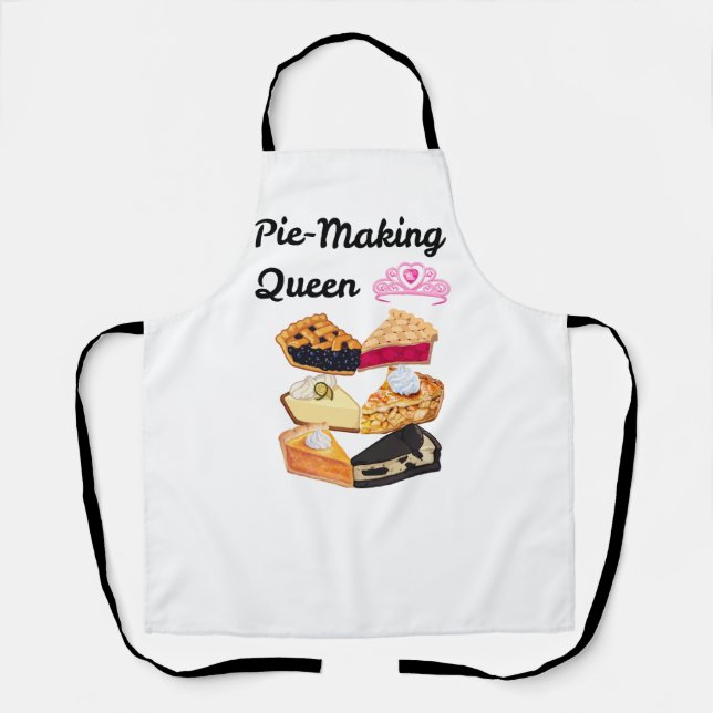 Pie-Making Queen Apron (Front)