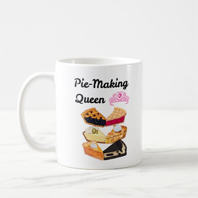 Pie-Making Queen Coffee Mug (Left)