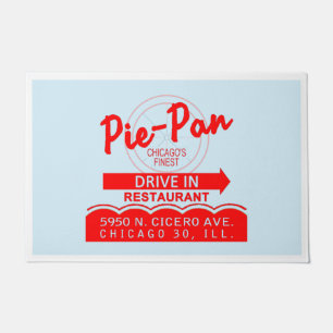 Pie-Pan Drive-In Restaurant, Chicago, Illinois Doormat