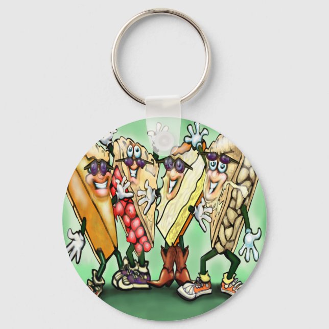 Pie Party Key Ring (Front)