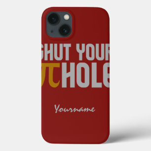 "Pie (pi) Hole" custom monogram cases