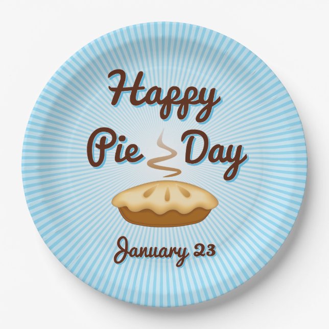 Pie Plates for Pie Day, January 23 (Front)