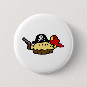 Pie Rate 6 Cm Round Badge