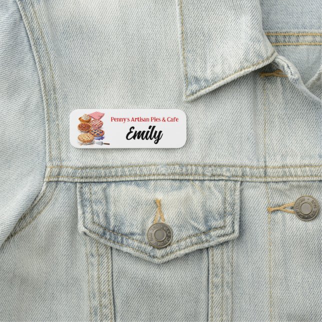 Pie Shoppe Name Tag (In Situ)