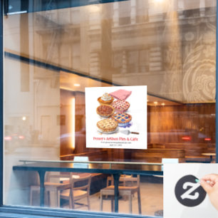 Pie Shoppe Window Cling