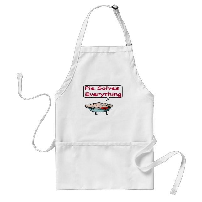 Pie Solves Everything Standard Apron (Front)