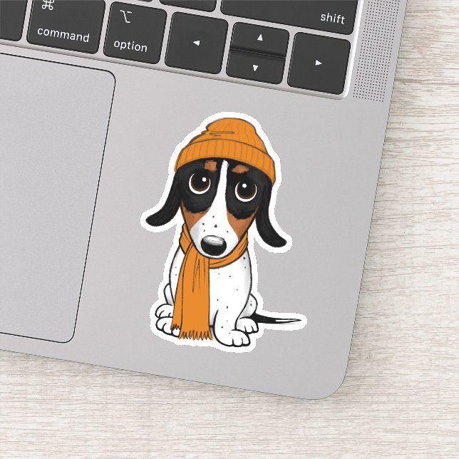 Piebald Dachshund | Cute Hipster Dog  (Detail)