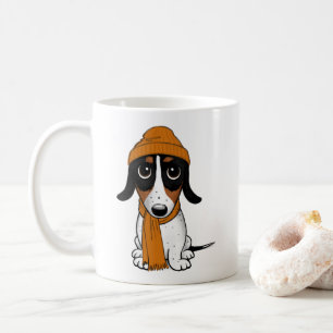 Piebald Dachshund   Cute Hipster Dog Coffee Mug