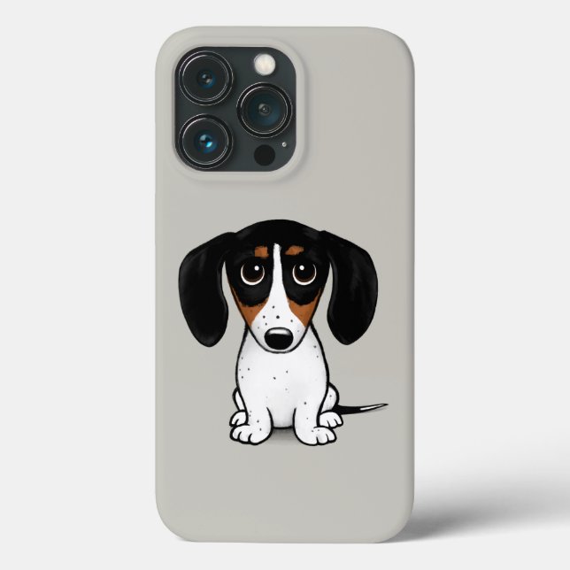 Piebald Dachshund | Cute Puppy Dog Case-Mate iPhone Case (Back)