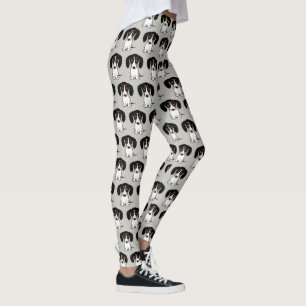Piebald Dachshund   Cute Puppy Dog Patterned Leggings