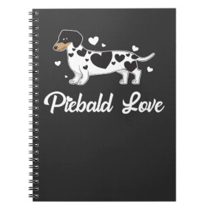 Piebald Dachshund Dog Owner Gift Notebook