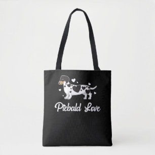 Piebald Dachshund Dog Owner Gift Tote Bag