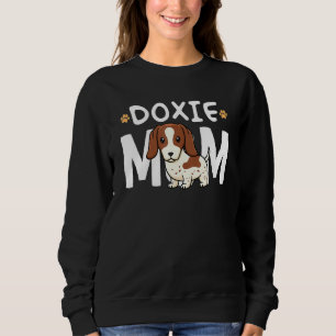 Piebald Dachshund Mum Doxie Mama Dog Sweatshirt