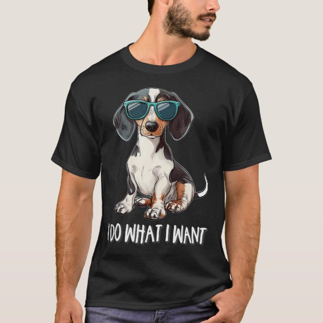Piebald Dachshund T-Shirt (Front)