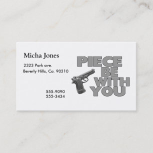 Piece Be With You Business Card
