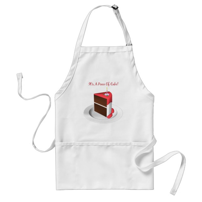 Piece Of Cake Apron (Front)