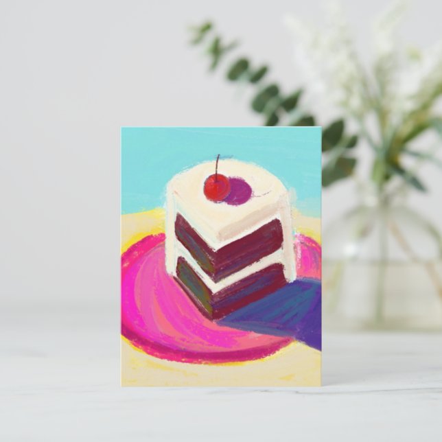 Piece of cake card  (Standing Front)