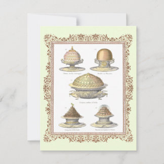 Piece of Cake Cooking Chef's School Gradutation Invitation