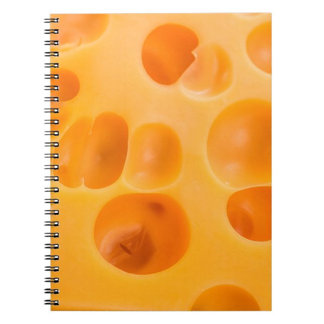 Piece of cheese isolated. notebook (Front)