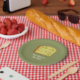 Piece of Garlic Bread - Herby Side Dish - own text