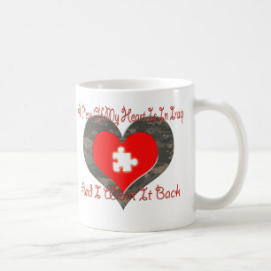 Piece of heart in iraq Mug