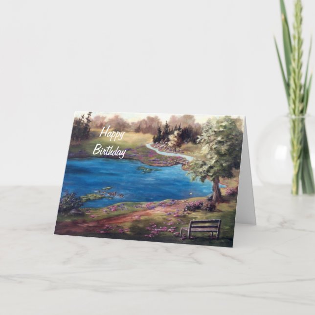 Piece of Heaven Birthday Card (Front)