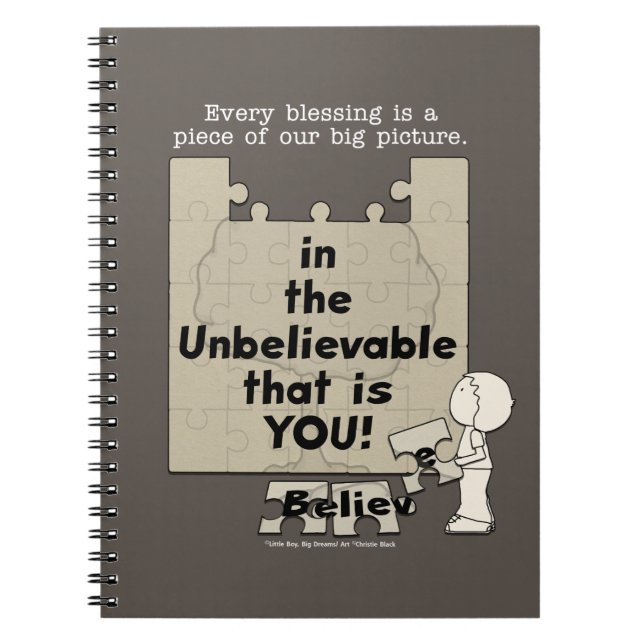 Piece of the Big Picture Notebook (Front)