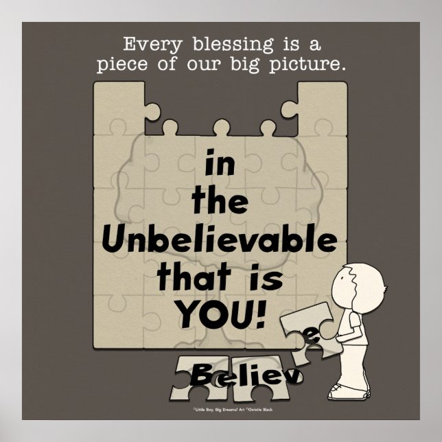 Piece of the Big Picture Poster (Front)