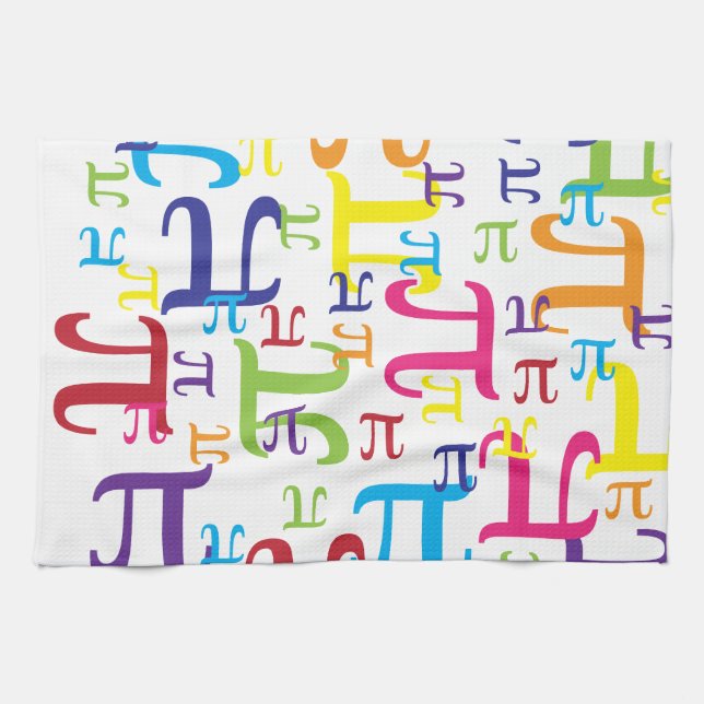 Piece of the Pi Tea Towel (Horizontal)