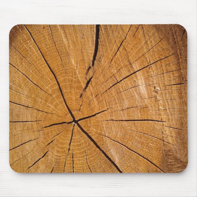 Piece of wood rustic wooden cover mouse mat (Front)