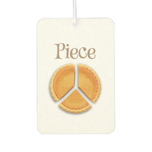 "Piece" peace symbol Car Air Freshener