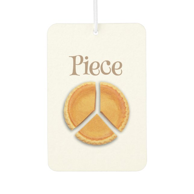 "Piece" peace symbol Car Air Freshener (Front)